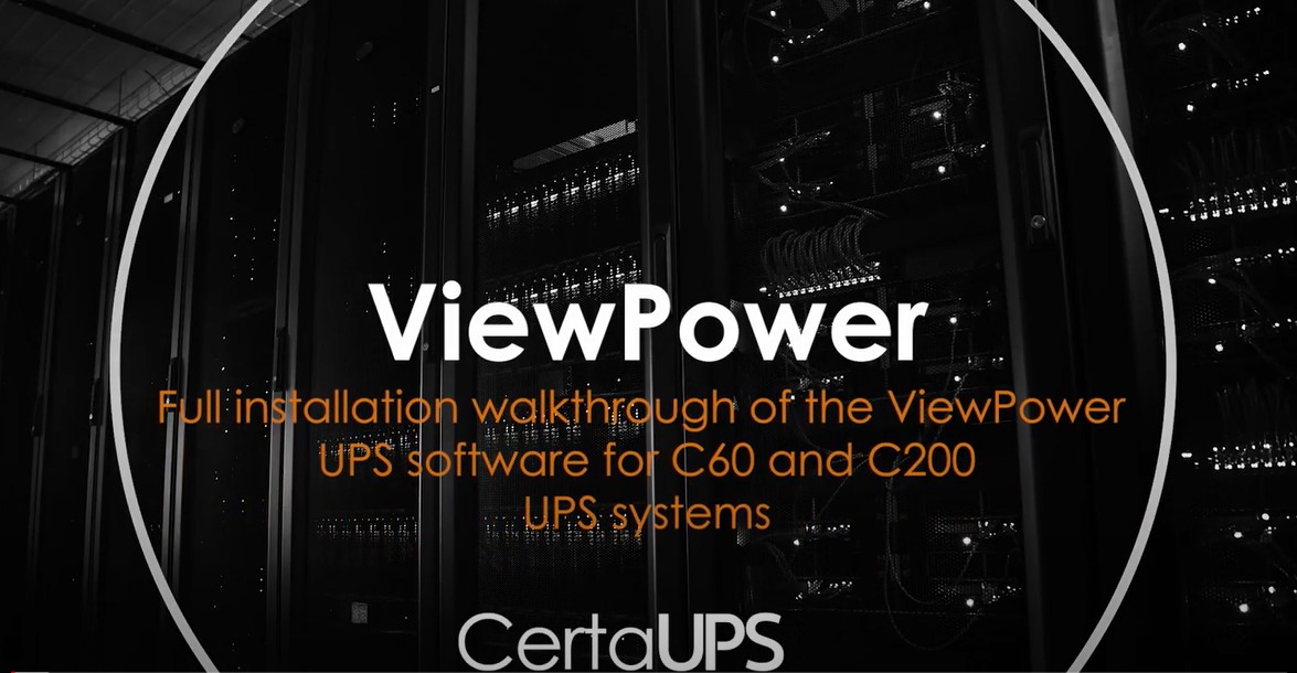 Certa UPS Video View Power