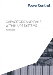 Capacitors and fans within UPS systems